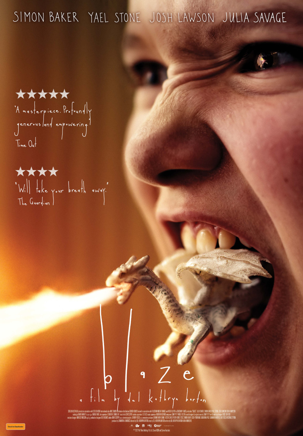 Blaze theatrical poster